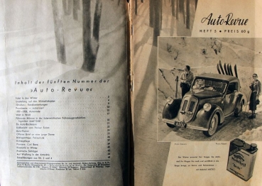 "Auto Revue" Automobil-Magazine 1938 Vienna Sphinx Gasstation (7689)